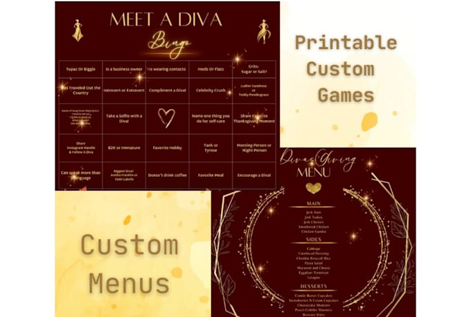 design printable invitations and digital event flyers